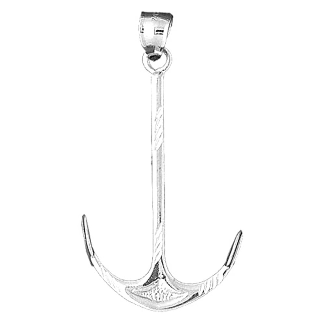 Sterling Silver Anchor Pendant