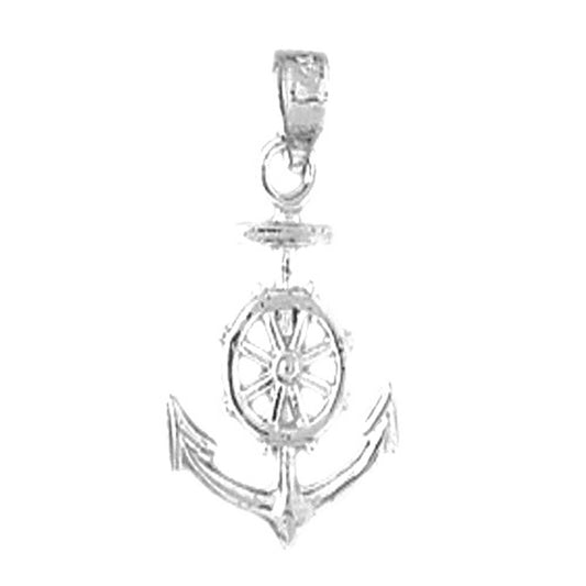Sterling Silver Anchor Pendant