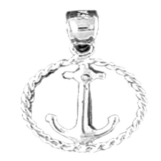 Sterling Silver Anchor Pendant