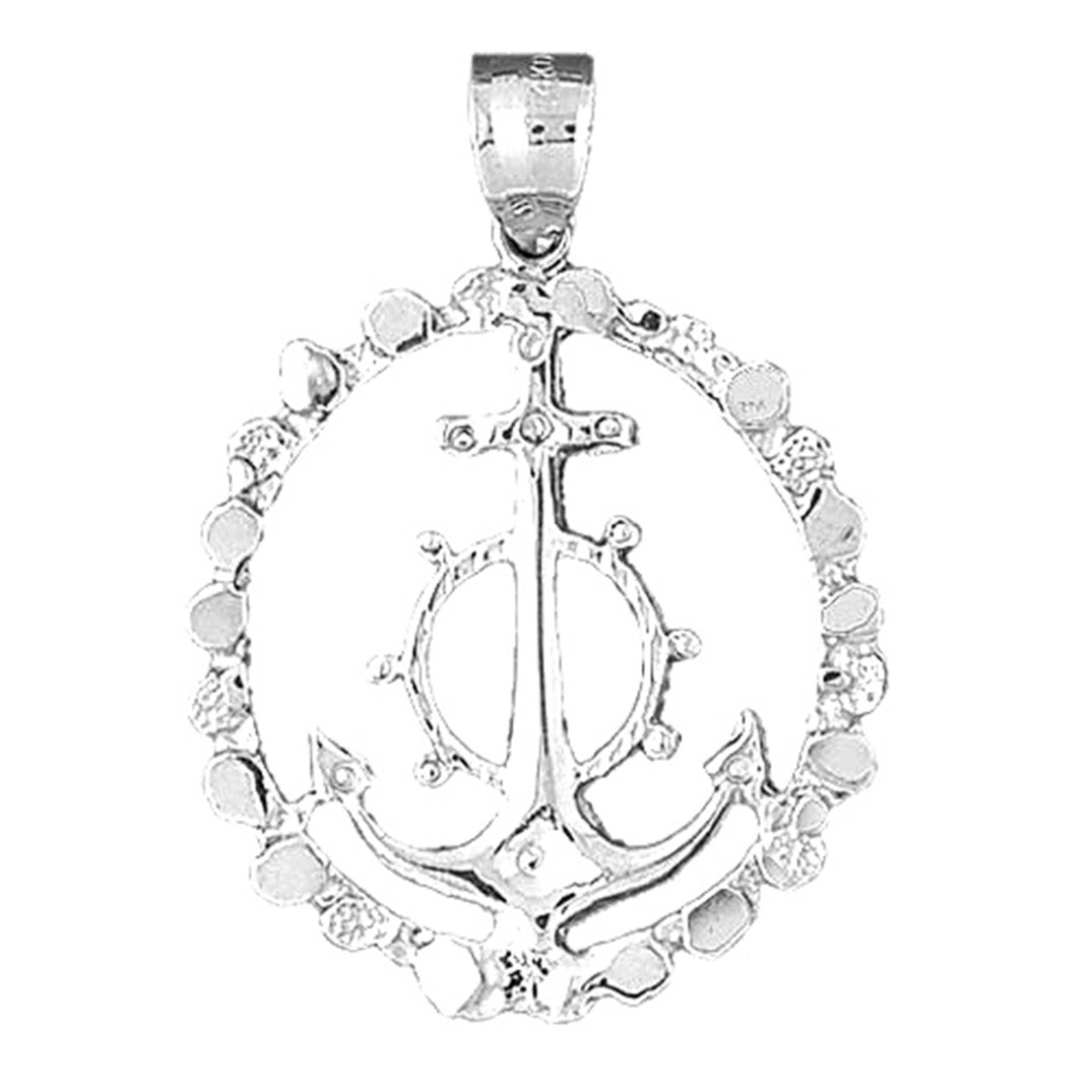 Sterling Silver Anchor Pendant