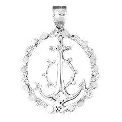 Sterling Silver Anchor Pendant