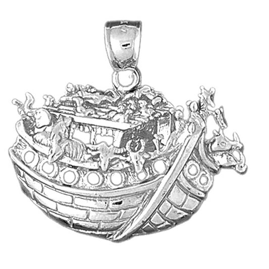 Sterling Silver Noah's Ark Pendant