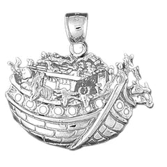 Sterling Silver Noah's Ark Pendant