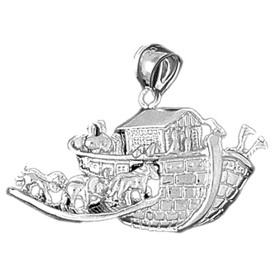 Sterling Silver Noah's Ark Pendant