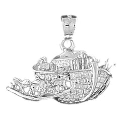 Sterling Silver Noah's Ark Pendant