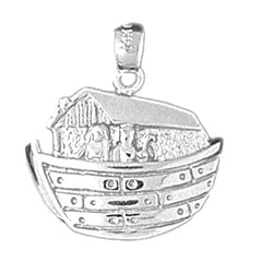 Sterling Silver Noah's Ark Pendant