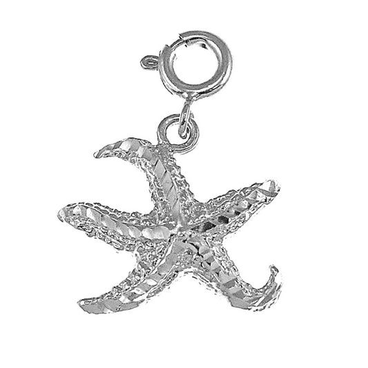 Sterling Silver Starfish Pendant