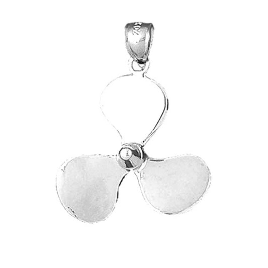 Sterling Silver Propeller Pendant