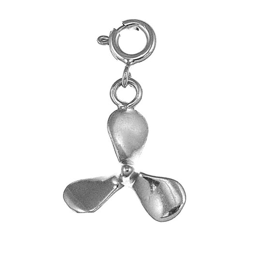 Sterling Silver Propeller Pendant