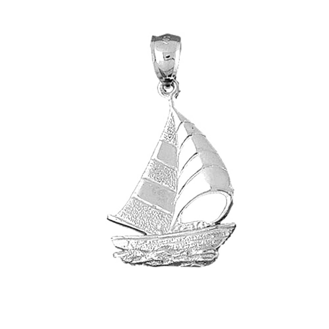 Sterling Silver Sailboat Pendant