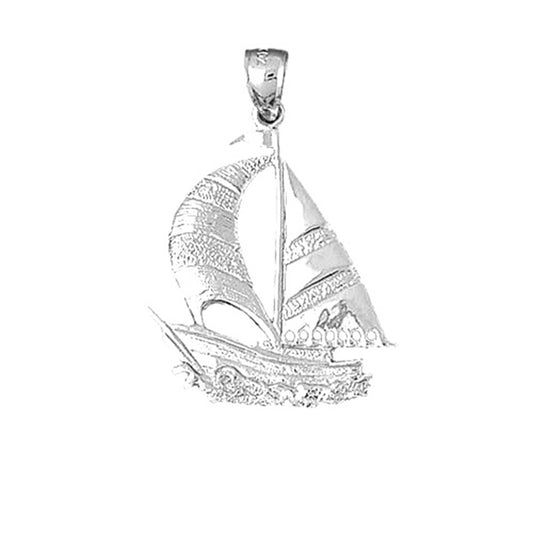 Sterling Silver Sailboat Pendant