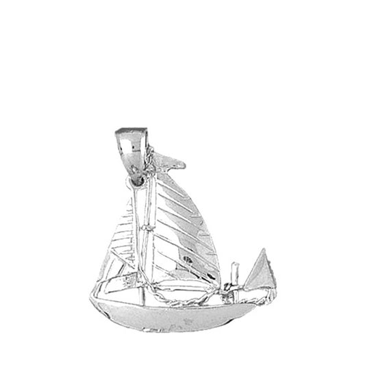 Sterling Silver Sailboat Pendant