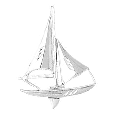 Sterling Silver Sailboat Pendant