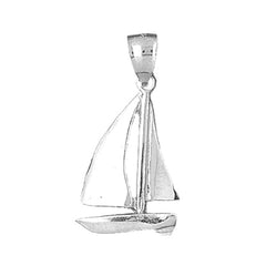 Sterling Silver Sailboat Pendant