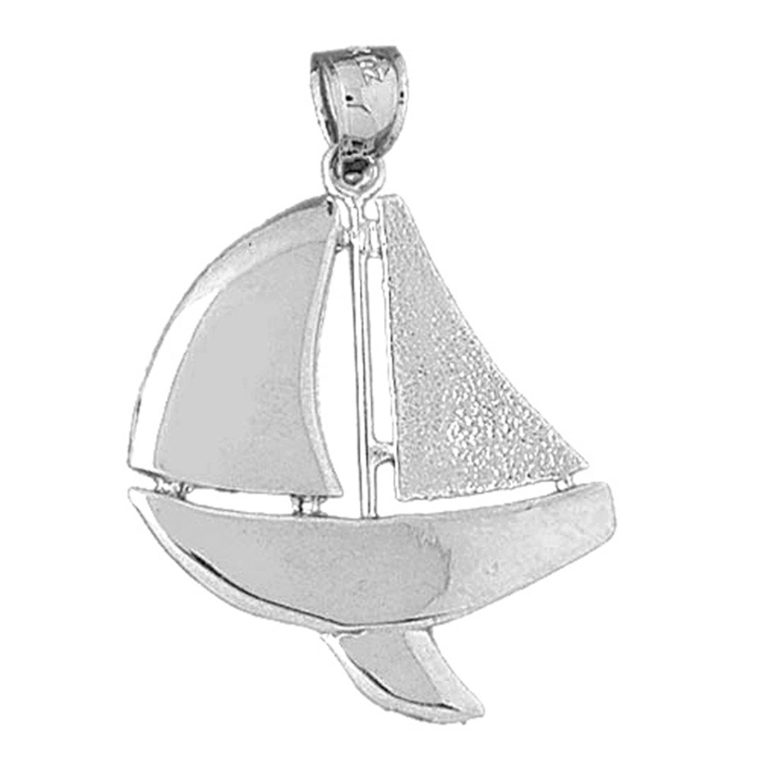 Sterling Silver Sailboat Pendant