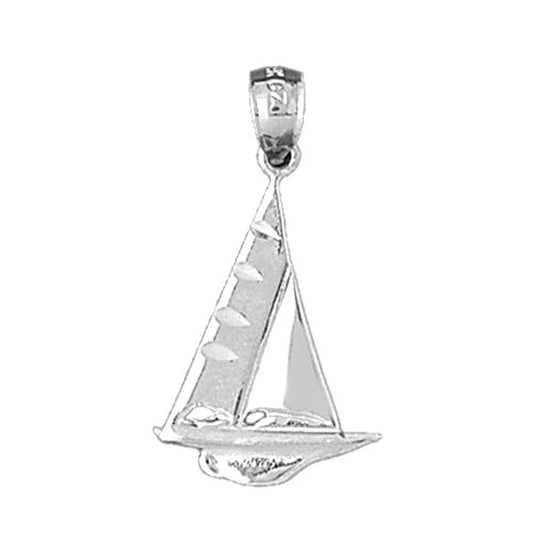 Sterling Silver Sailboat Pendant