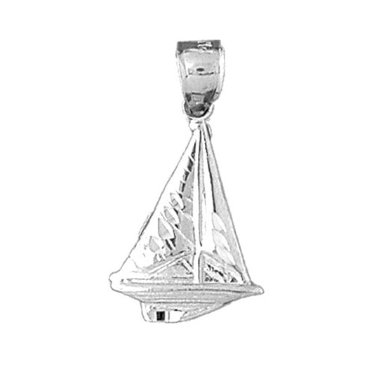 Sterling Silver Sailboat Pendant