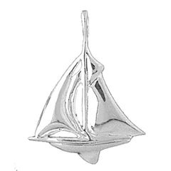Sterling Silver Sailboat Pendant