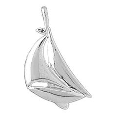 Sterling Silver Sailboat Pendant