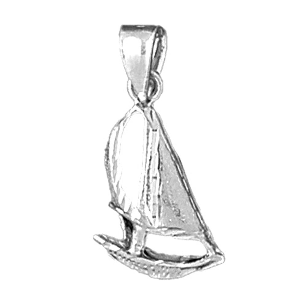Sterling Silver Sailboat Pendant