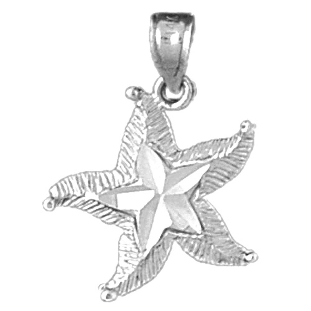 Sterling Silver Starfish Pendant