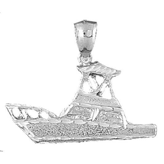 Sterling Silver Yatch Pendant