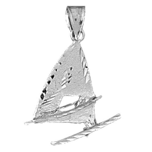 Sterling Silver Sailboat Pendant