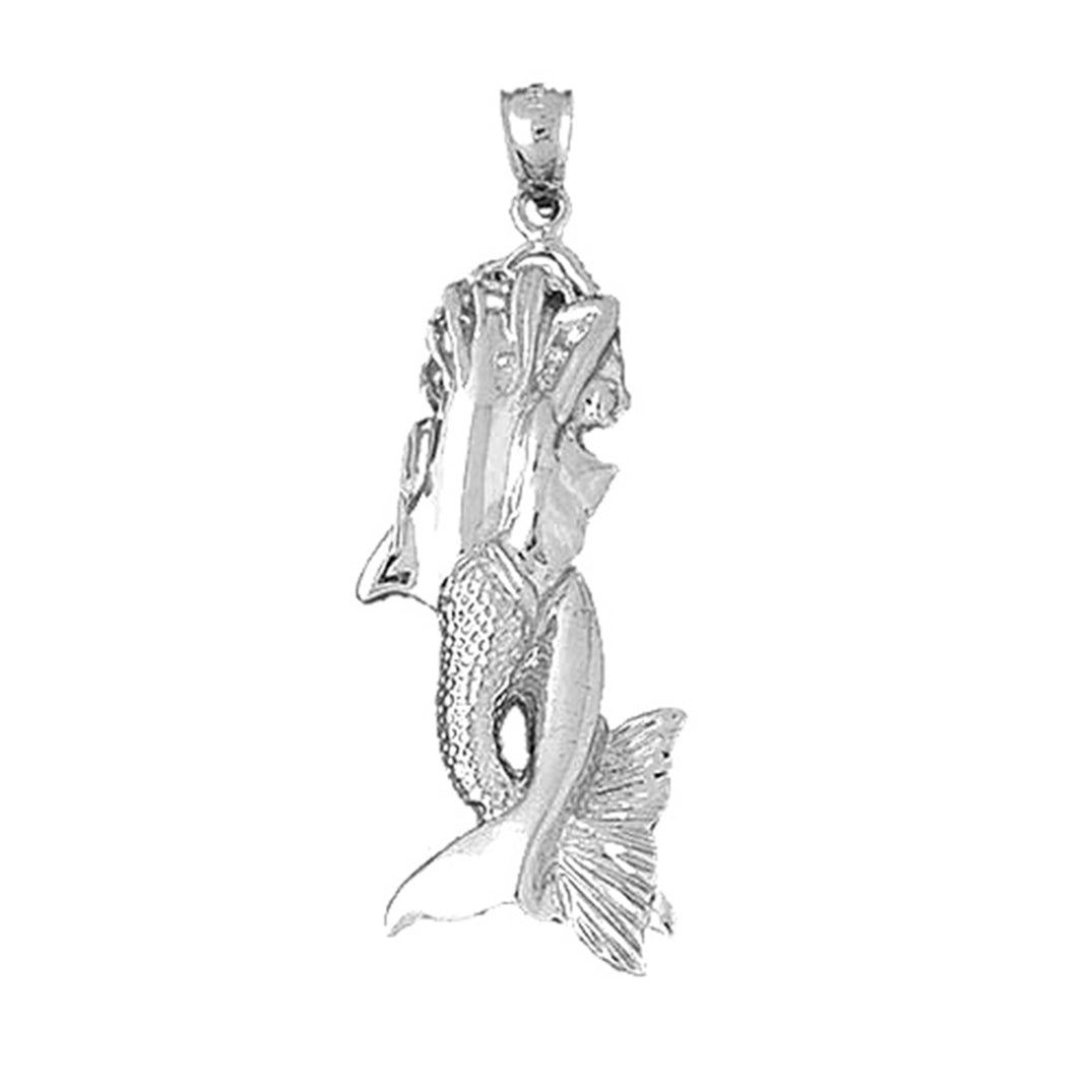 Sterling Silver Mermaid Pendant