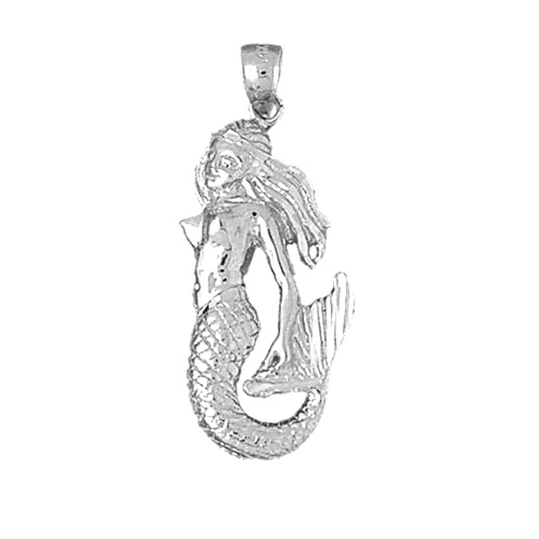 Sterling Silver Mermaid Pendant