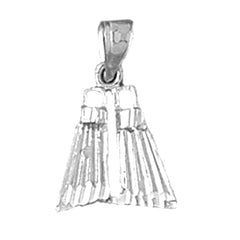 Sterling Silver Scuba Finns Pendant