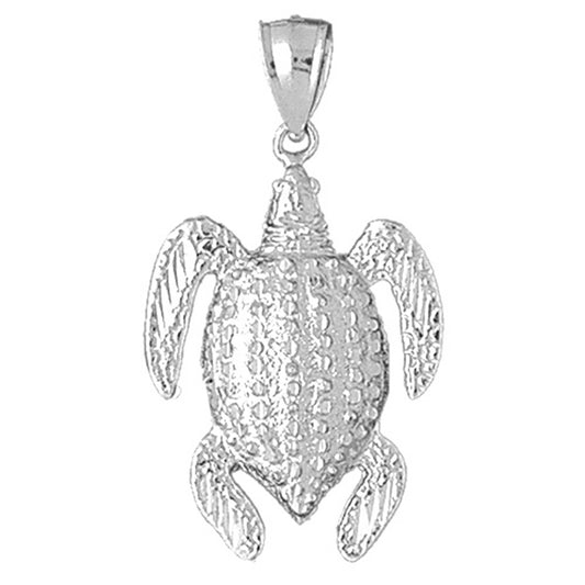 Sterling Silver Turtle Pendant