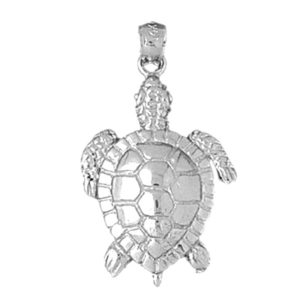 Sterling Silver Turtle Pendant