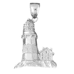 Sterling Silver Lighthouse Pendant