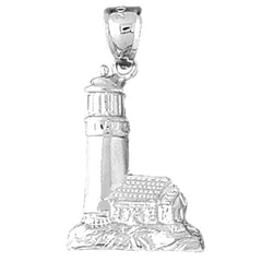 Sterling Silver Lighthouse Pendant