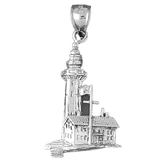 Sterling Silver Pemaquid Pt. Maine Pendant