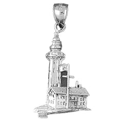 Sterling Silver Pemaquid Pt. Maine Pendant