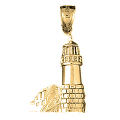 Yellow Gold-plated Silver Marshall Point Pendant