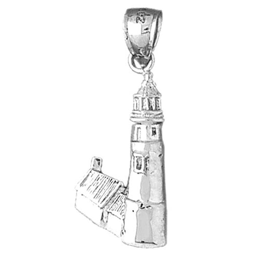 Sterling Silver Heceta Head Oregon Pendant