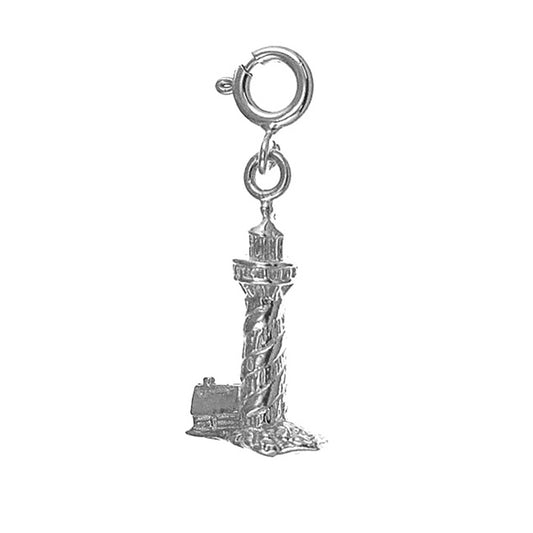 Sterling Silver Lighthouse Pendant