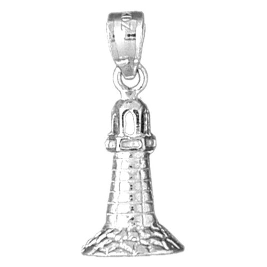 Sterling Silver Lighthouse Pendant