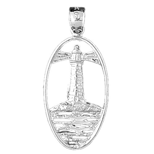 Sterling Silver Lighthouse Pendant