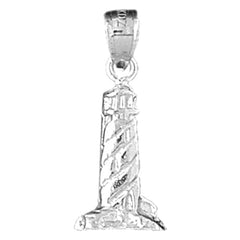 Sterling Silver 3D Cape Hatteras Pendant