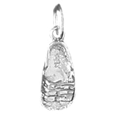 Sterling Silver Flip Flop Pendant