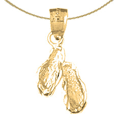 Sterling Silver Flip Flop Pendant (Rhodium or Yellow Gold-plated)