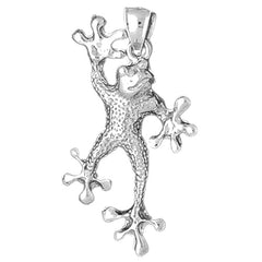 Sterling Silver Frog Pendant