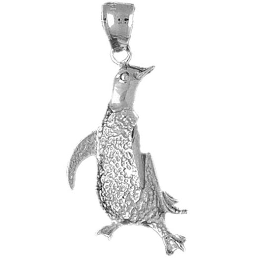 Sterling Silver Penguin Pendant