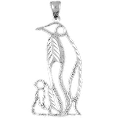 Sterling Silver Penguin Pendant
