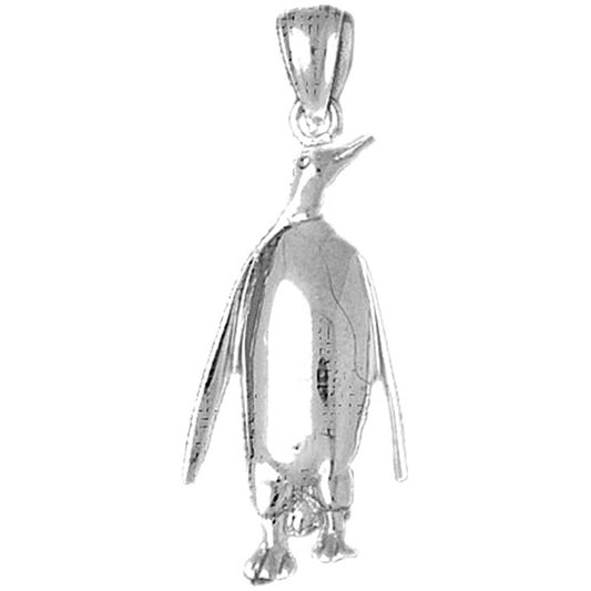 Sterling Silver Penguin Pendant