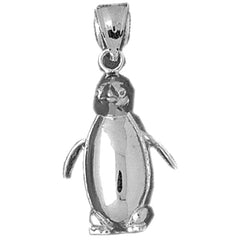 Sterling Silver Penguin Pendant