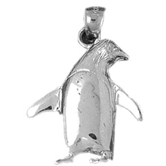 Sterling Silver Penguin Pendant